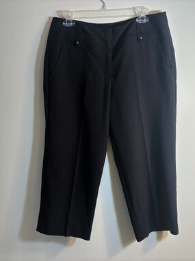 Larry Levine Black Stretch Capris